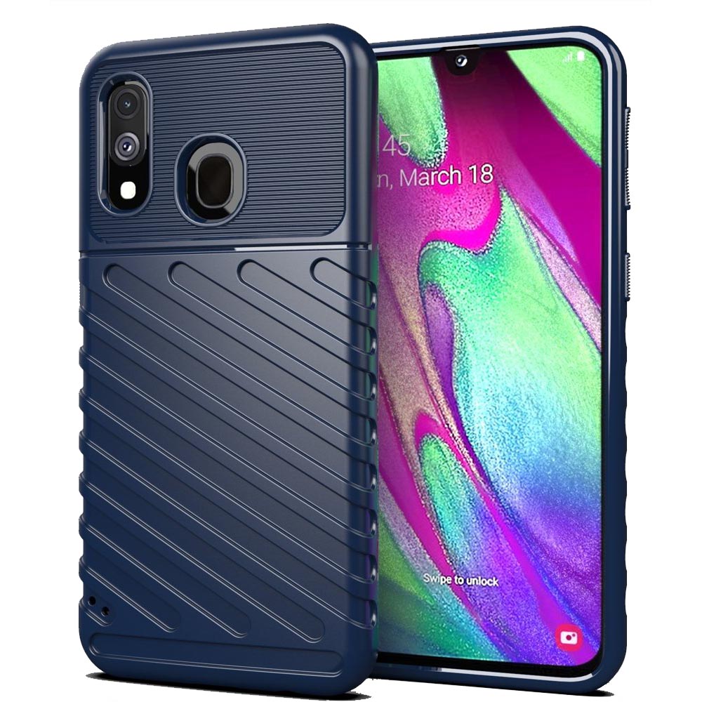 Odolný kryt Thunder Armor modrý – Samsung Galaxy A40 | Lacné Kryty Lacné Kryty | Odolný kryt Thunder Armor modrý – Samsung Galaxy A40 | Lacné Kryty