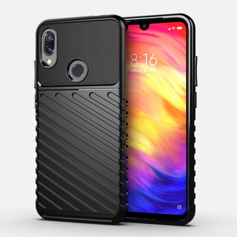 Lacné Kryty | Odolný kryt Thunder Armor čierny – Xiaomi Redmi Note 7