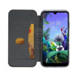 Lacné Kryty | Peňaženkové puzdro Elegance čierne – LG K50 / LG Q60 | Lacné Kryty