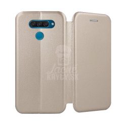 Lacné Kryty | Peňaženkové puzdro Elegance zlaté – LG K50 / LG Q60 | Lacné Kryty