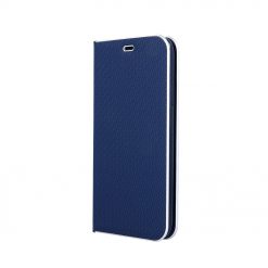 Lacné Kryty | Knižkové puzdro Luna Carbon modré – Samsung Galaxy A51 | Lacné Kryty
