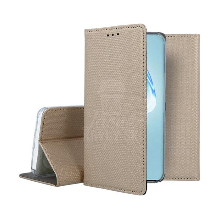 Knižkové puzdro Smart Case Book zlaté – Samsung Galaxy S20 Ultra