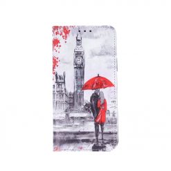 Lacné Kryty | Knižkové puzdro Trendy London Lovers – Samsung Galaxy A40 | Lacné Kryty