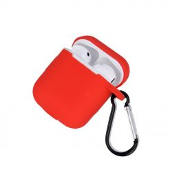 Lacné Kryty | Puzdro Silicone Hook AirPods červené – Apple AirPods | Lacné Kryty