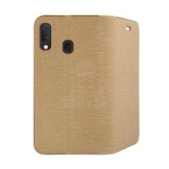 Lacné Kryty | Knižkové puzdro Luna Book zlaté – Samsung Galaxy A20e | Lacné Kryty