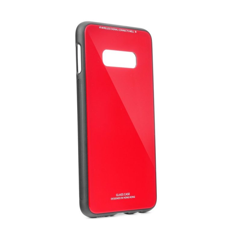 Lacné Kryty | Sklenený kryt Glass Case červený – Samsung Galaxy S20