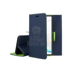 Peňaženkové puzdro Fancy Book modro-limetkové – Samsung Galaxy S20 Ultra