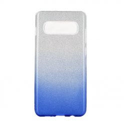 Ligotavý Kryt Forcell Shining transparentno-modrý – Samsung Galaxy S20 Plus (S20+)