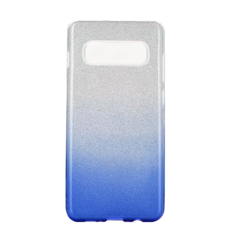 Lacné Kryty | Ligotavý Kryt Forcell Shining transparentno-modrý – Samsung Galaxy S20 Plus (S20+)