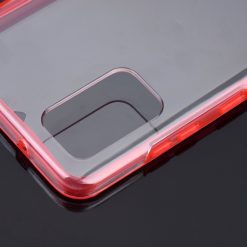 Lacné Kryty | Puzdro 360 Full Cover transparentno-červené – Samsung Galaxy S20 Plus (S20+) | Lacné Kryty