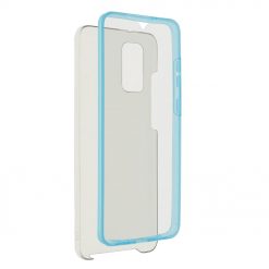 Puzdro 360 Full Cover transparentno-modré – Samsung Galaxy S20 Ultra