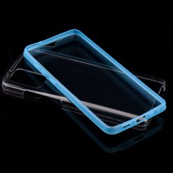 Lacné Kryty | Puzdro 360 Full Cover transparentno-modré – Samsung Galaxy S20 | Lacné Kryty
