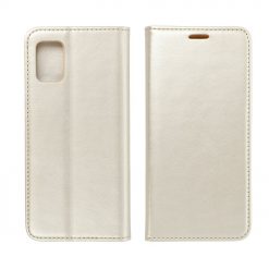 Lacné Kryty | Knižkové puzdro Magnet Book zlaté – Samsung Galaxy A51 | Lacné Kryty