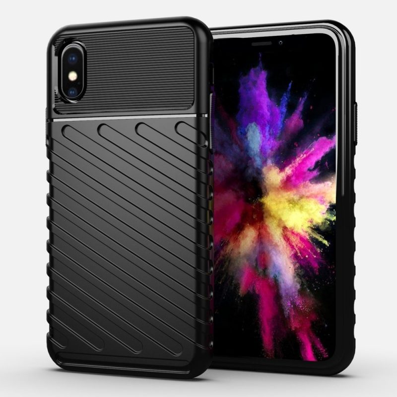 Lacné Kryty | Odolný kryt Thunder Armor čierny – iPhone X / Xs