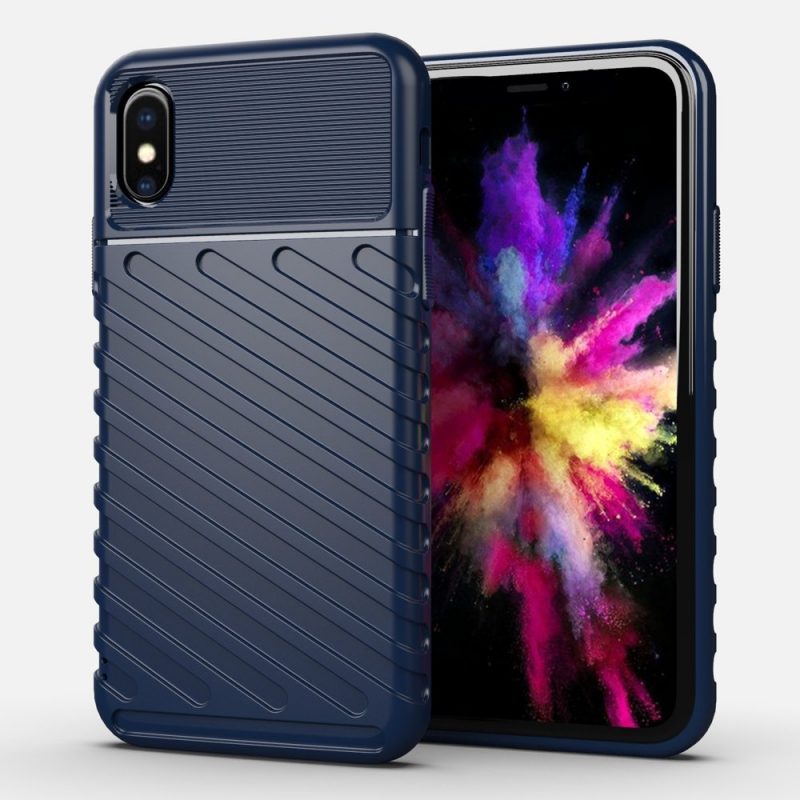 Lacné Kryty | Odolný kryt Thunder Armor modrý – iPhone X / Xs