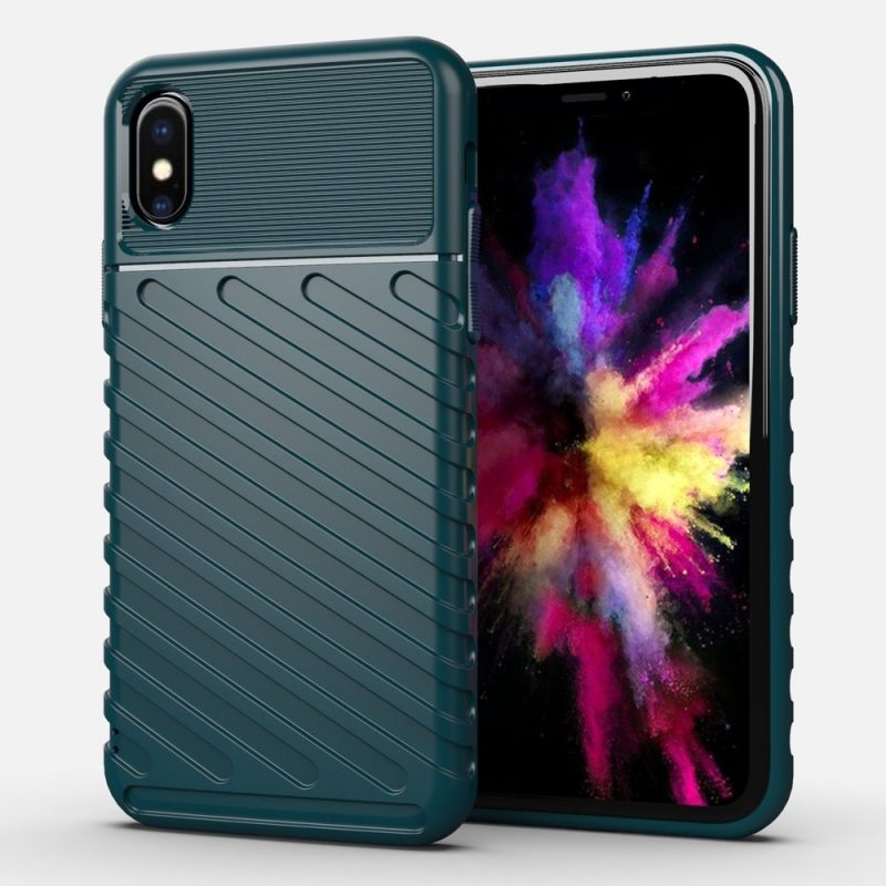 Lacné Kryty | Odolný kryt Thunder Armor zelený – iPhone X / Xs