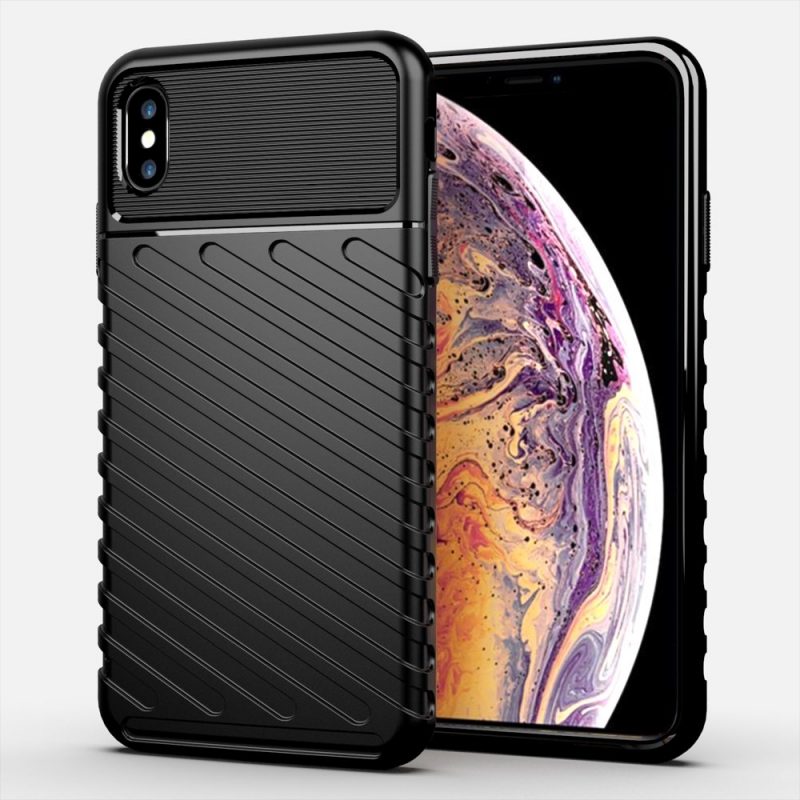 Lacné Kryty | Odolný kryt Thunder Armor čierny – iPhone Xs Max