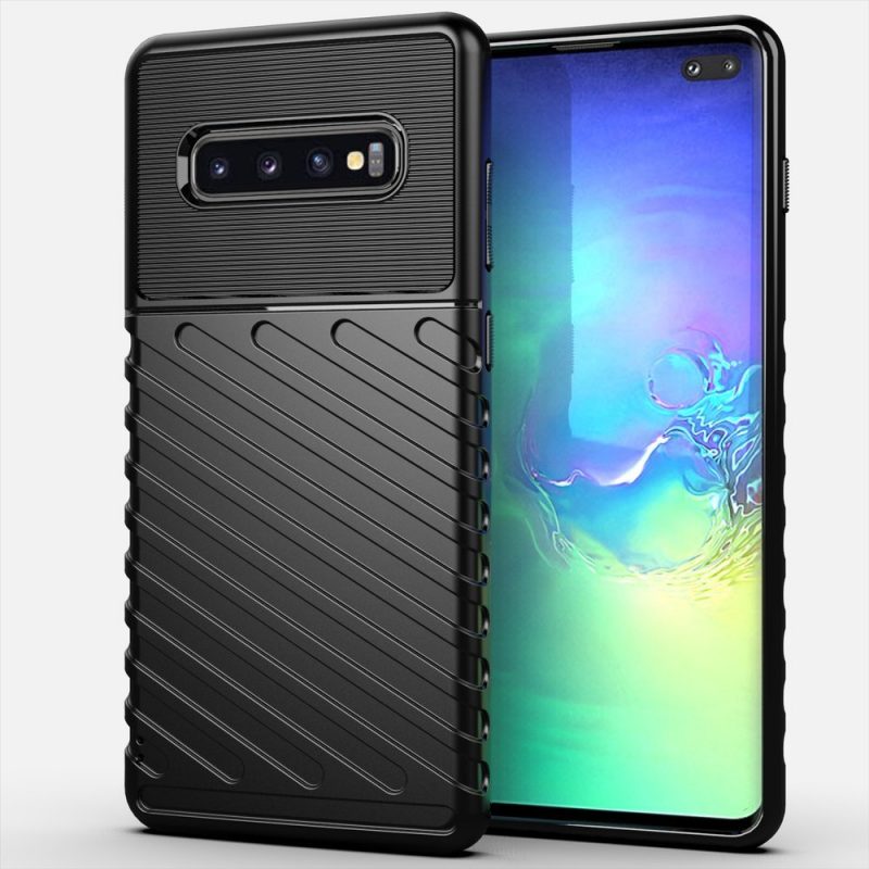 Lacné Kryty | Odolný kryt Thunder Armor čierny – Samsung Galaxy S10 Plus (S10+)