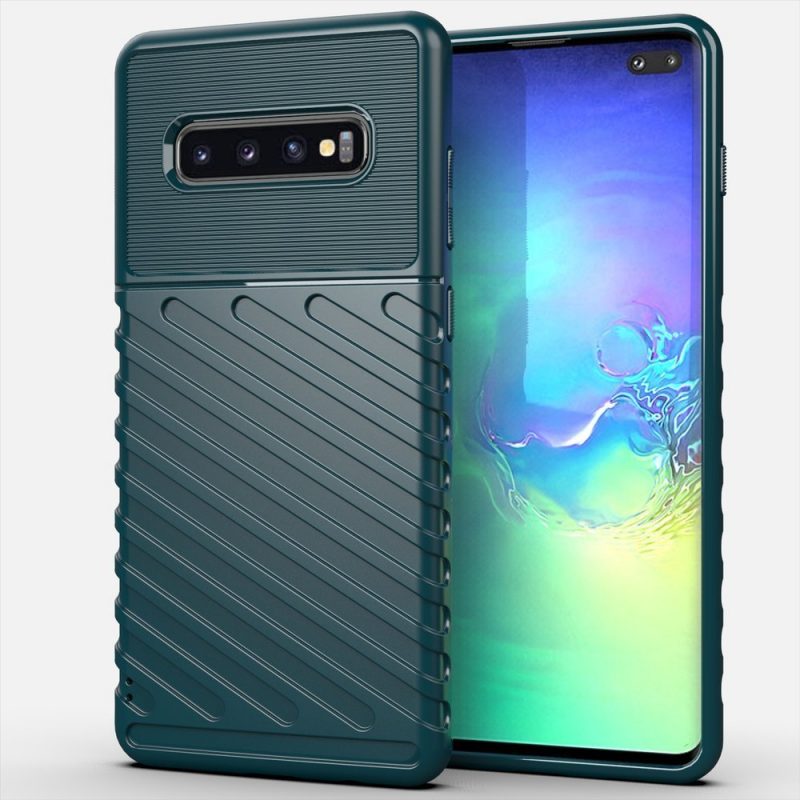 Lacné Kryty | Odolný kryt Thunder Armor zelený – Samsung Galaxy S10 Plus (S10+)