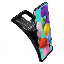 Zadný kryt Spigen Rugged Armor matný čierny – Samsung Galaxy A51 | Lacné Kryty Lacné Kryty | Zadný kryt Spigen Rugged Armor matný čierny – Samsung Galaxy A51 | Lacné Kryty