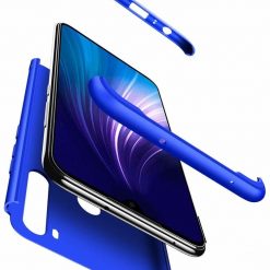 Lacné Kryty | Obojstranné puzdro 360 Full body protection modré – Xiaomi Redmi Note 8T | Lacné Kryty