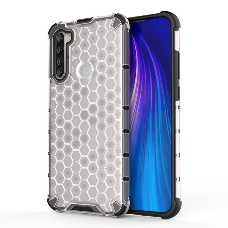 Lacné Kryty | Odolný kryt Honeycomb Armor transparentný – Xiaomi Redmi Note 8T