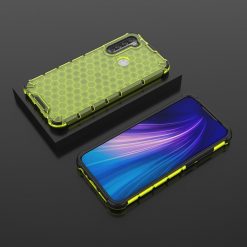 Lacné Kryty | Odolný kryt Honeycomb Armor zelený – Xiaomi Redmi Note 8T | Lacné Kryty