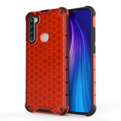 Odolný kryt Honeycomb Armor červený – Xiaomi Redmi Note 8T