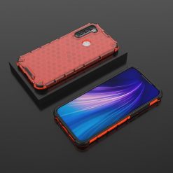 Lacné Kryty | Odolný kryt Honeycomb Armor červený – Xiaomi Redmi Note 8T | Lacné Kryty