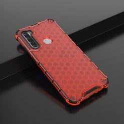 Lacné Kryty | Odolný kryt Honeycomb Armor červený – Xiaomi Redmi Note 8T | Lacné Kryty