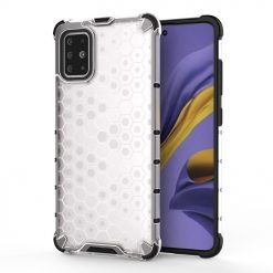 Odolný kryt Honeycomb Armor transparentný – Samsung Galaxy A51