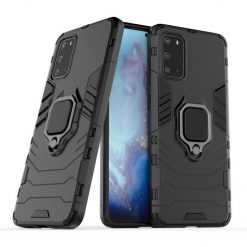 Odolný kryt Ring Armor čierny – Samsung Galaxy S20 Plus (S20+)