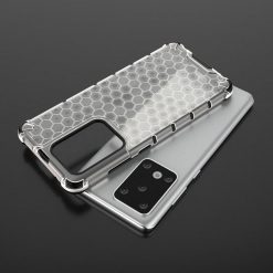 Lacné Kryty | Odolný kryt Honeycomb Armor transparentný – Samsung Galaxy S20 Ultra | Lacné Kryty
