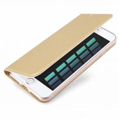 Lacné Kryty | Peňaženkové puzdro Dux Ducis Skin Pro zlaté – Apple iPhone 7 / iPhone 8 / iPhone SE 2020 / iPhone SE 2022 | Lacné Kryty