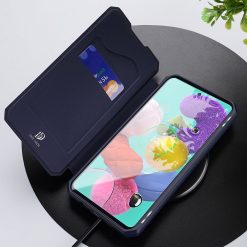 Peňaženkové puzdro Dux Ducis Skin X modré – Samsung Galaxy A51 | Lacné Kryty Lacné Kryty | Peňaženkové puzdro Dux Ducis Skin X modré – Samsung Galaxy A51 | Lacné Kryty
