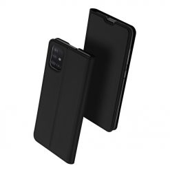 Lacné Kryty | Peňaženkové puzdro Dux Ducis Skin Pro čierne – Samsung Galaxy A71 | Lacné Kryty