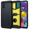 Lacné Kryty | Zadný kryt Spigen Tough Armor čierny – Samsung Galaxy A71 | Lacné Kryty