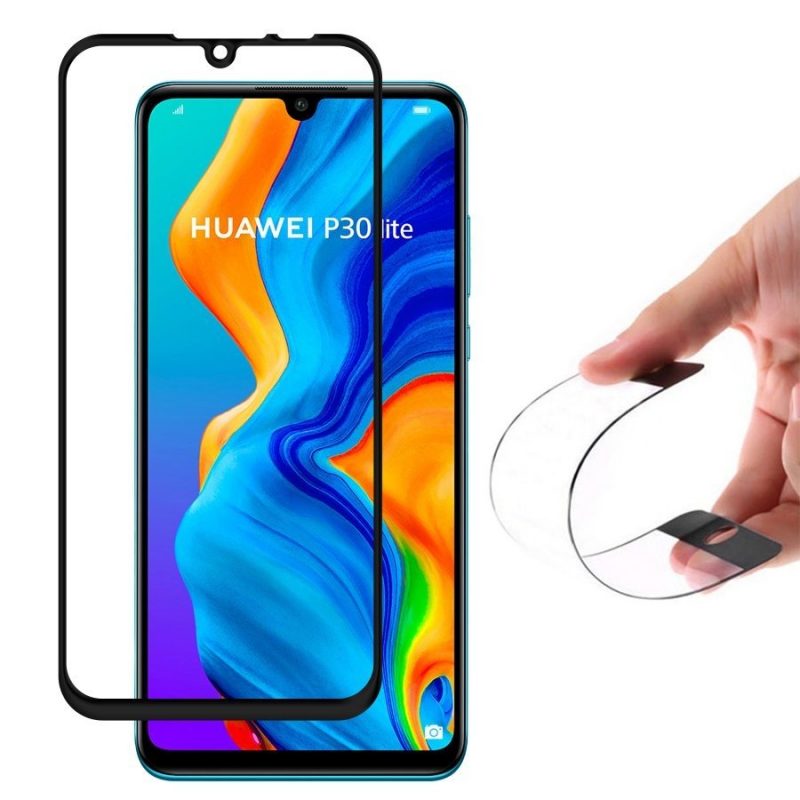 Lacné Kryty | Celopovrchové Flexibilné Tvrdené sklo Full Cover Nano Flexi 9H – Huawei P30 Lite