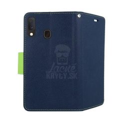 Peňaženkové puzdro Fancy Book modro-limetkové – Samsung Galaxy A20e | Lacné Kryty Lacné Kryty | Peňaženkové puzdro Fancy Book modro-limetkové – Samsung Galaxy A20e | Lacné Kryty