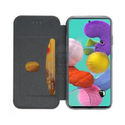 Lacné Kryty | Peňaženkové puzdro Elegance sivé – Samsung Galaxy A71 | Lacné Kryty