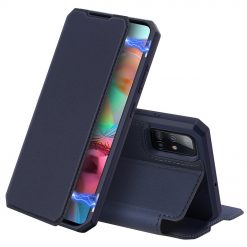 Lacné Kryty | Peňaženkové puzdro Dux Ducis Skin X modré – Samsung Galaxy A71 | Lacné Kryty