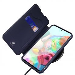 Lacné Kryty | Peňaženkové puzdro Dux Ducis Skin X modré – Samsung Galaxy A71 | Lacné Kryty