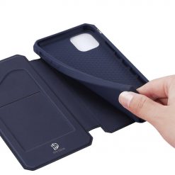 Lacné Kryty | Peňaženkové puzdro Dux Ducis Skin X modré – iPhone 11 Pro | Lacné Kryty