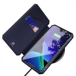 Lacné Kryty | Peňaženkové puzdro Dux Ducis Skin X modré – iPhone 11 Pro | Lacné Kryty