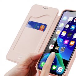 Peňaženkové puzdro Dux Ducis Skin X ružové – iPhone 11 Pro Max