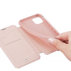 Peňaženkové puzdro Dux Ducis Skin X ružové – iPhone 11 Pro Max