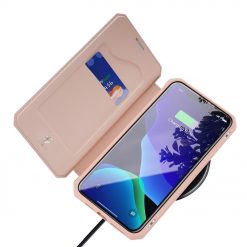 Peňaženkové puzdro Dux Ducis Skin X ružové – iPhone 11 Pro Max