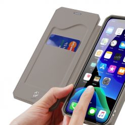 Peňaženkové puzdro Dux Ducis Skin X zlaté – iPhone 11 Pro Max
