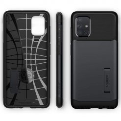 Zadný kryt Spigen Slim Armor Metal Slate – Samsung Galaxy A51 | Lacné Kryty Lacné Kryty | Zadný kryt Spigen Slim Armor Metal Slate – Samsung Galaxy A51 | Lacné Kryty