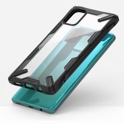 Lacné Kryty | Odolný kryt Ringke Fusion X transparentno-čierny – Samsung Galaxy A51 | Lacné Kryty